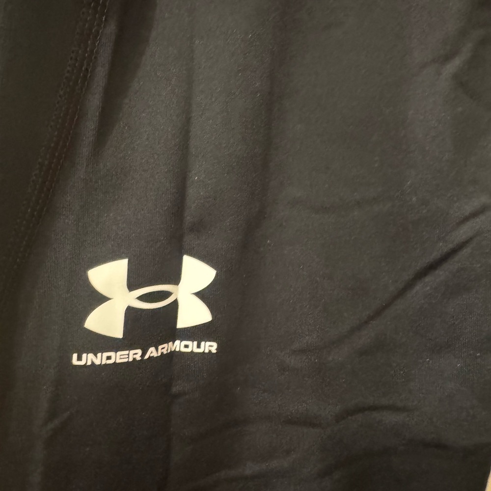 Under Armour Men's Black Compression Tights set of 2 - Picture 2 of 5